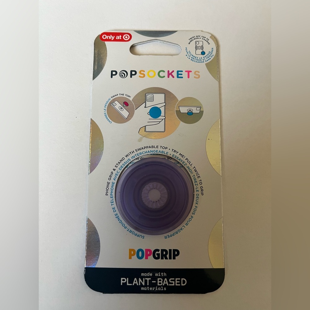 Target Exclusive Larkspur Purple PopSockets PopGrip